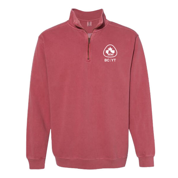 Comfort Colors Unisex BC YT Emblem Printed Quarter Zip Thumbnail